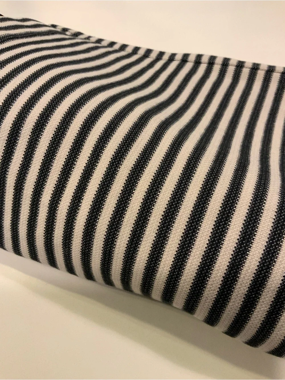 Banana Republic Navy and White Striped Pencil Skirt
